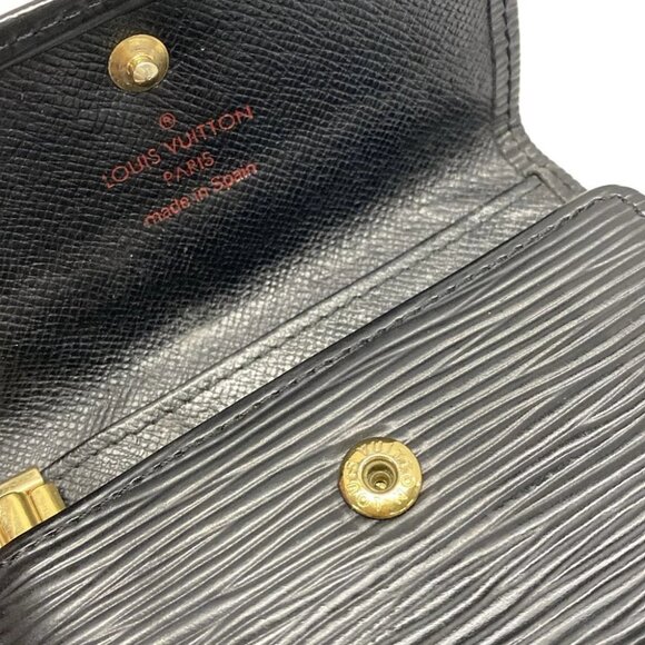 Auth LOUIS VUITTON Multicles 6 M63812 Noir Epi - CA0071 Key Case - Picture 9 of 11
